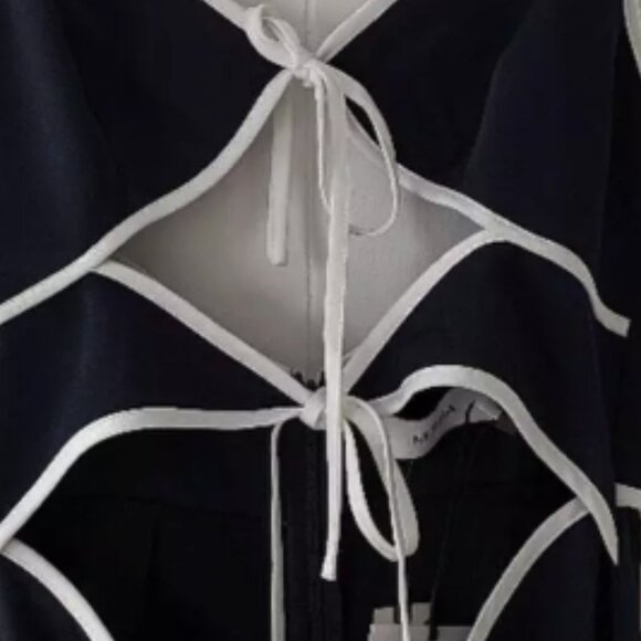 Brand New MISHA Ramira V-Neck Cutout Midi Dress - Picture 11 of 12